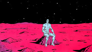 Man red surface night pink - dave gibbons free wallpaper