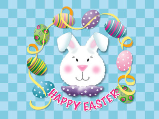 Happy easter bunny bow tie - david ramsay hay free wallpaper