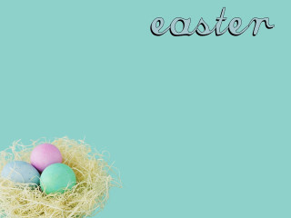 Blue nest eggs easter black - beatrix potter free wallpaper for desktop