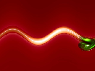 Red background green apple red - plasma free wallpaper