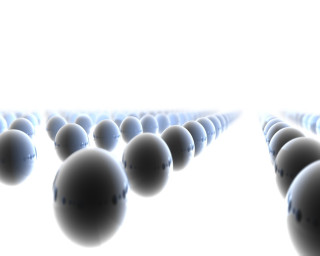 Group balls row white background 3 - a group of balls free wallpaper