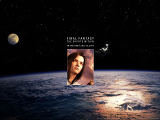 Woman earth sky background moon - free space wallpaper for desktop