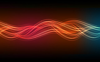 Colorful wave light black red 5 - a colorful wave of light free wallpaper