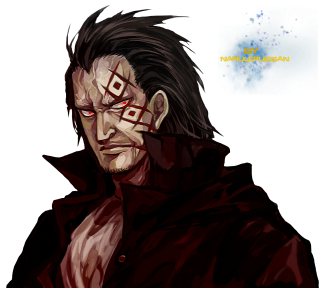 Man bloody face red shirt - free cyberpunk wallpaper for tablet