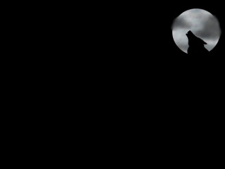 Wolf fullmoon gothic matte grey - a black sky free wallpaper