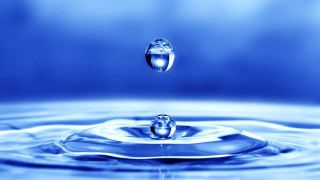 Water drop blue liquid droplets - precisionism free wallpaper for desktop