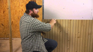 Man working wall board screwdriver - diffuse lighting free wallpaper