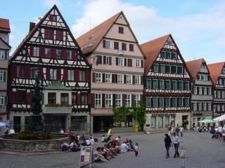Heidelberg group puzzle architecture cityscape - a row of buildings free wallpaper