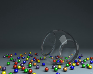 Glass colorful balls table magnifying - magnifying free wallpaper