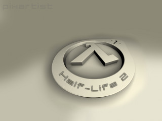 Metal sign white gray circle 2 - life free wallpaper
