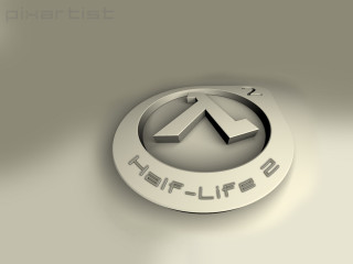 Metal sign white gray circle 3 - life free wallpaper