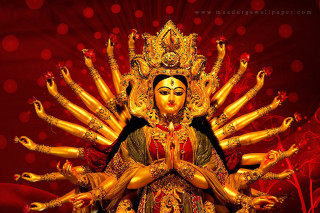 Statue woman many arms outstretched - a statue of a woman free wallpaper