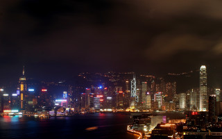 City skyline night lights buildings 13 - building free wallpaper for desktop