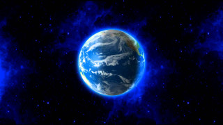 Blue planet black background blue - arthur quartley free wallpaper
