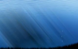 Person surfboard underwater sky stars - above them free wallpaper