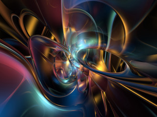 Colorful computer generated image artwork 2 - abstract design free wallpaper for desktop