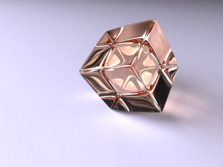 3d rubik cube white background 3 - c4d free wallpaper