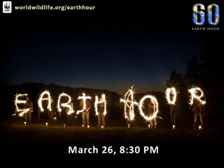 Earth hour group sign lights - the middle free wallpaper for desktop