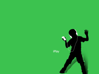 Man playing game controller green - him free wallpaper for desktop