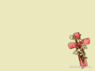 Cross flowers yellow background pink - a pink ribbon free wallpaper for desktop