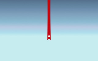 Red arrow left blue background - barnett newman free wallpaper