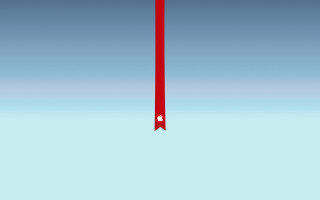 Red arrow left blue background 2 - barnett newman free wallpaper