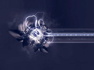 Flower lightning effect petals computer - image of a flower free wallpaper for desktop