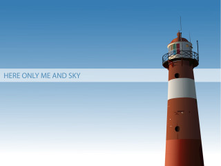 Red white lighthouse sky background 3 - me free wallpaper for desktop