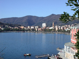 Lake boat city mountains dock 2 - the dock free wallpaper