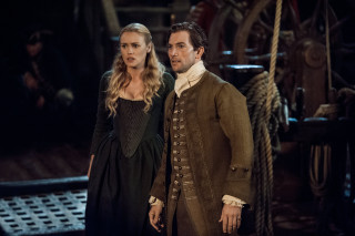 Man woman period clothing ship - a ship free wallpaper for desktop