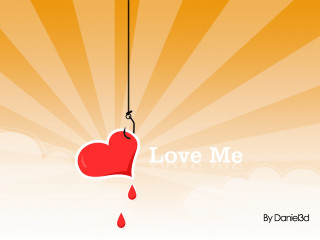 Heart hook love me blood - david imms free wallpaper