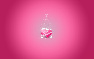 Pink heart message star background - a star in the middle of it free wallpaper