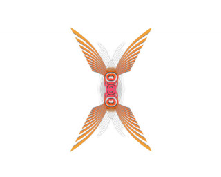 Fish with wings pink body - a fish free wallpaper