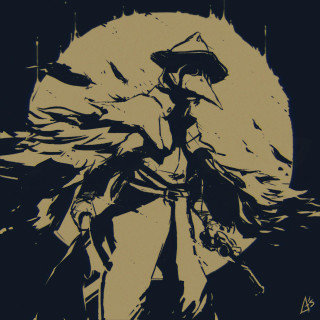 Man hat coat walking rain - bloodborne free wallpaper for tablet