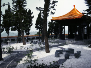 Pavilion trees white sand park 2 - white sand free wallpaper