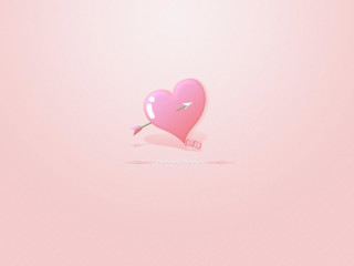 Pink heart arrow background pink - fathi hassan free wallpaper
