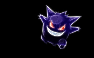 Creepy cartoon character glowing eyes - creepy free wallpaper