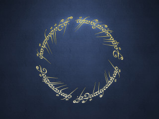 Gold writing blue background black - a gold circle free wallpaper