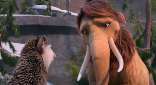 Hedgehog walong ice age dawn - a scene free wallpaper for desktop