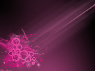 Pink abstract background black swirl - artist free wallpaper for desktop