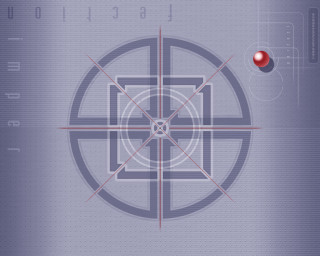 Red ball blue background cross - golden ratio illustration free wallpaper for desktop