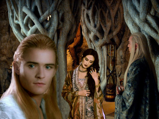 Woman white dress man black - lord of the rings free wallpaper