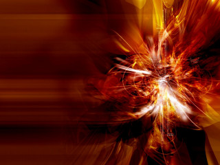 Red yellow abstract flower fire 2 - plasma free wallpaper