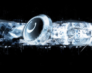 Nike logo black white paint 2 - a splash of paint free wallpaper