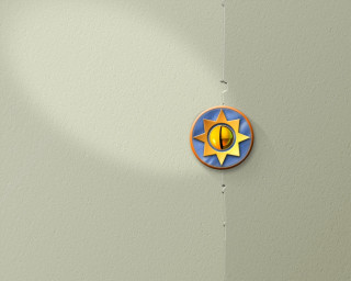 Clock sun star shadow wall - sun free wallpaper for desktop