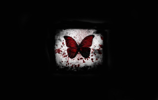 Butterfly blood wings frame dark - dark art free wallpaper for desktop