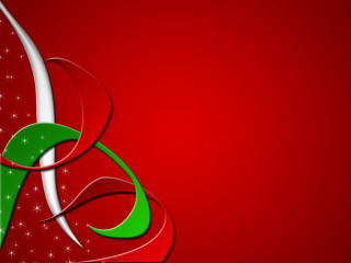 Red green christmas background swirly - ribbon free wallpaper for desktop