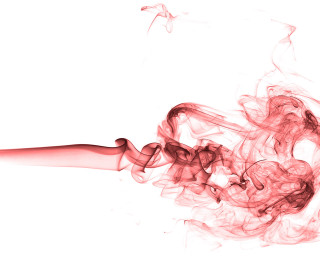 Red smoke cigarette holder white 3 - action painting free wallpaper