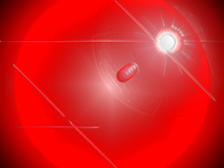 Red object white light black 4 - c4d free wallpaper
