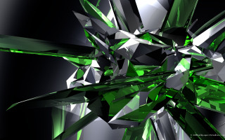 Colorful abstract green object black - picture free wallpaper